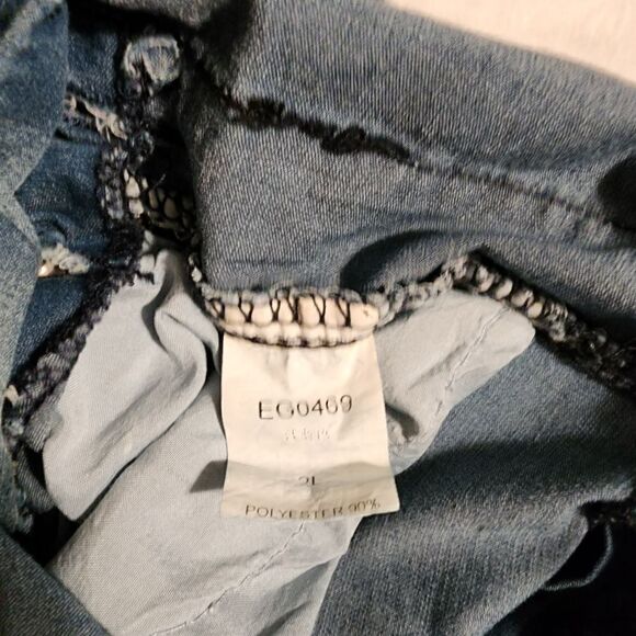 Unbranded Womens Chambray Overalls Size 2L - Picture 13 of 13